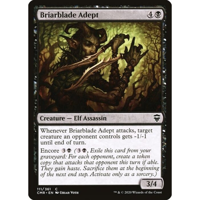 Magic: The Gathering Briarblade Adept (111) Near Mint Foil