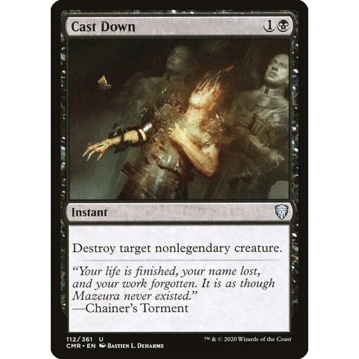 Magic: The Gathering Cast Down (112) Near Mint Foil