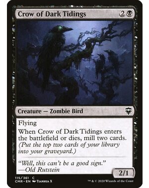 Magic: The Gathering Crow of Dark Tidings (115) Near Mint Foil