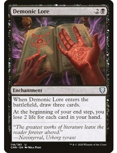 Magic: The Gathering Demonic Lore (118) Near Mint