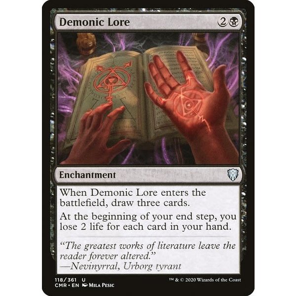 Magic: The Gathering Demonic Lore (118) Near Mint