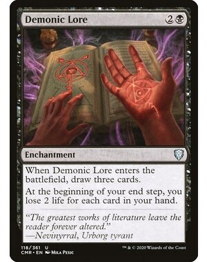 Magic: The Gathering Demonic Lore (118) Near Mint Foil