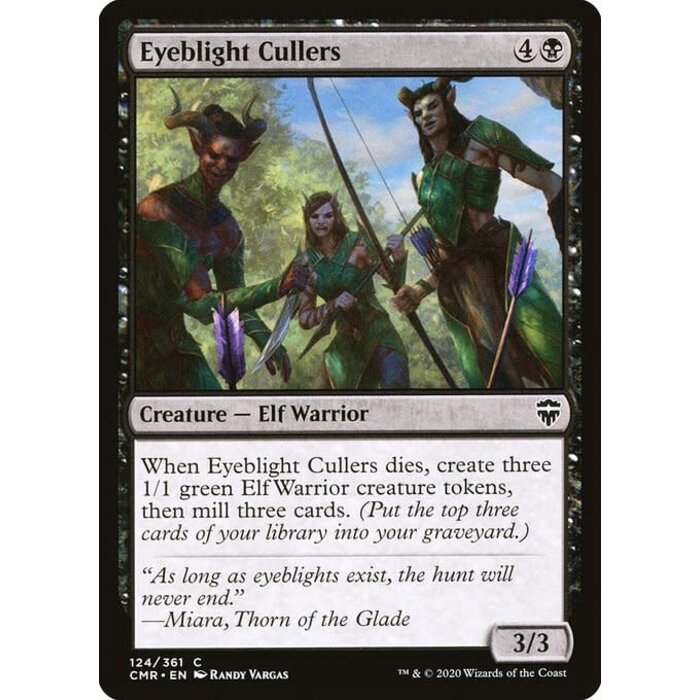 Magic: The Gathering Eyeblight Cullers (124) Near Mint Foil