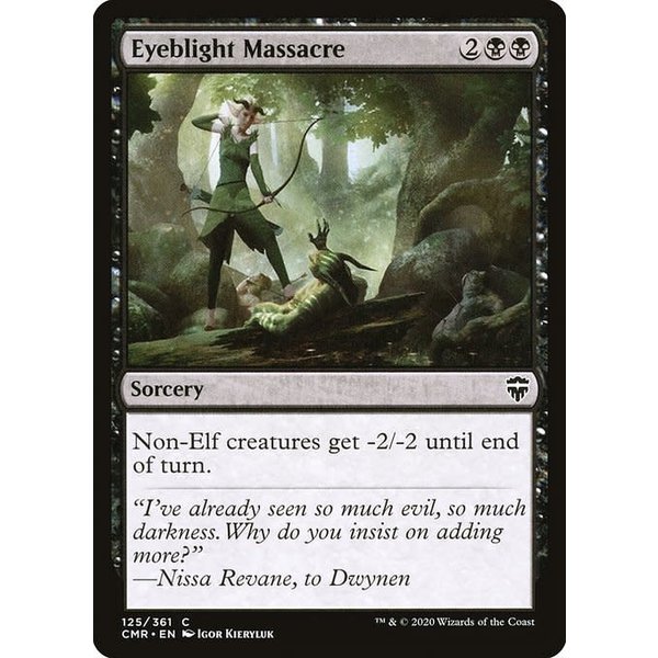 Magic: The Gathering Eyeblight Massacre (125) Near Mint Foil