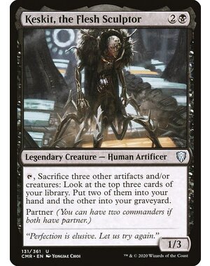 Magic: The Gathering Keskit, the Flesh Sculptor (131) Lightly Played Foil