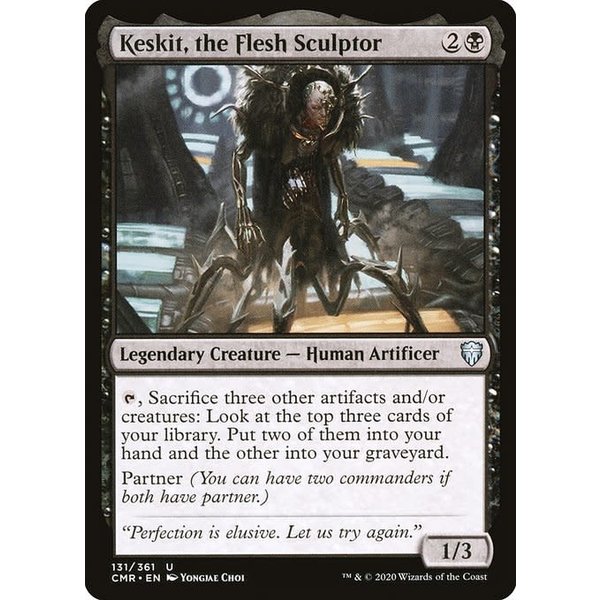 Magic: The Gathering Keskit, the Flesh Sculptor (131) Lightly Played Foil