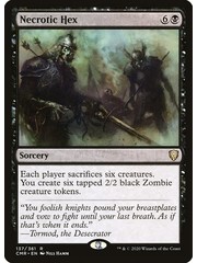 Magic: The Gathering Necrotic Hex (137) Lightly Played Foil