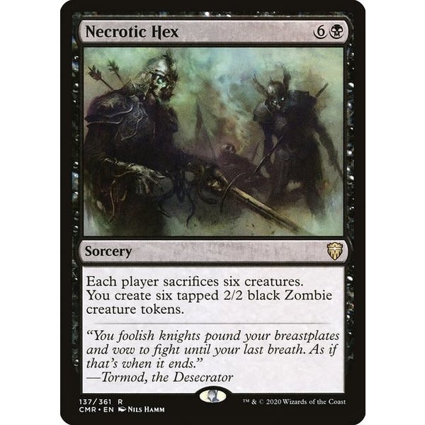 Magic: The Gathering Necrotic Hex (137) Lightly Played Foil