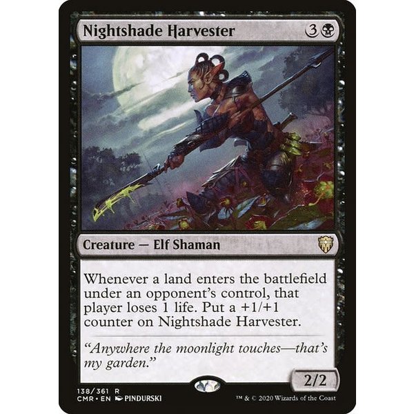 Magic: The Gathering Nightshade Harvester (138) Lightly Played Foil