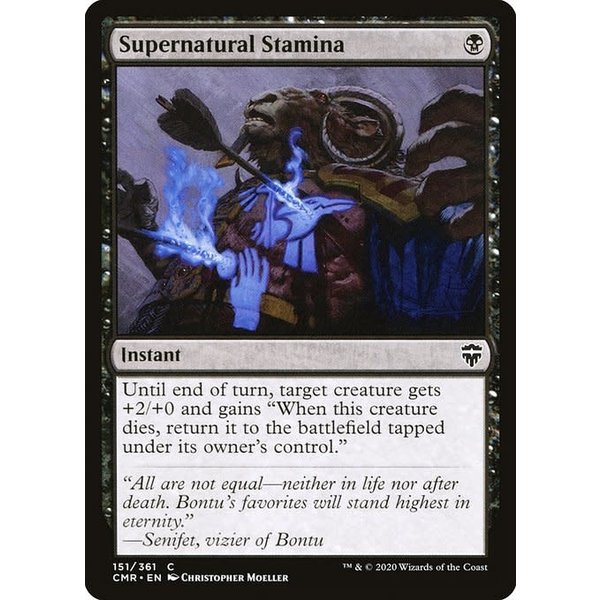 Magic: The Gathering Supernatural Stamina (151) Near Mint Foil