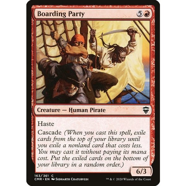 Magic: The Gathering Boarding Party (163) Near Mint Foil