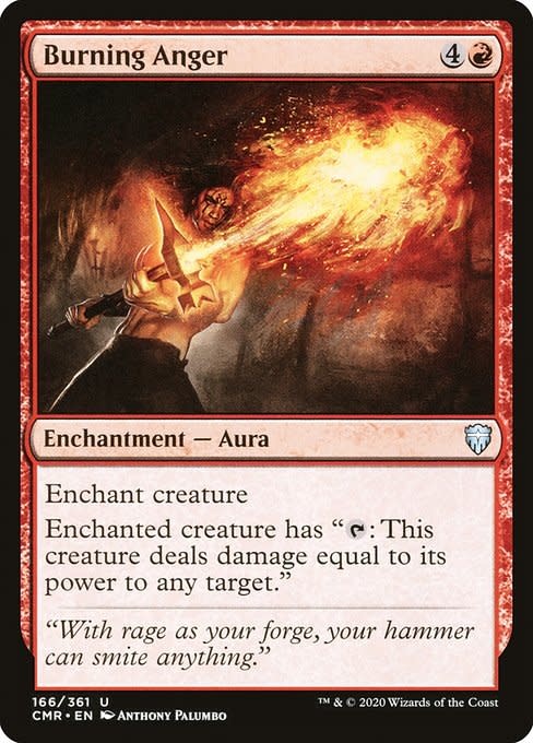 Magic: The Gathering Burning Anger (166) Near Mint - Kingslayer Games