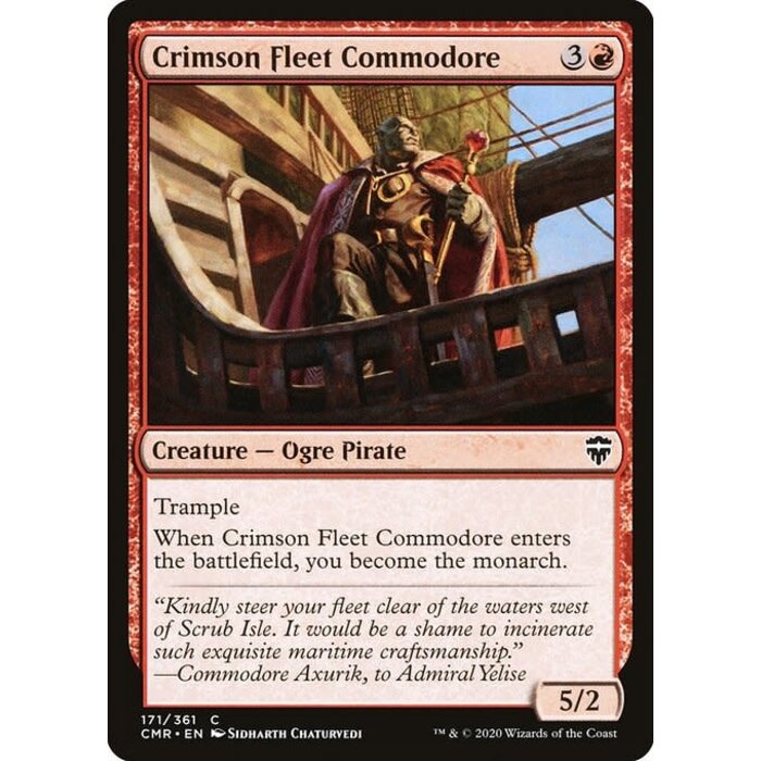 Magic: The Gathering Crimson Fleet Commodore (171) Near Mint Foil