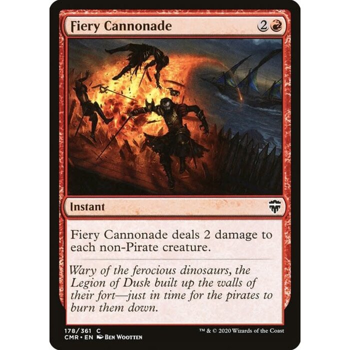 Magic: The Gathering Fiery Cannonade (178) Near Mint