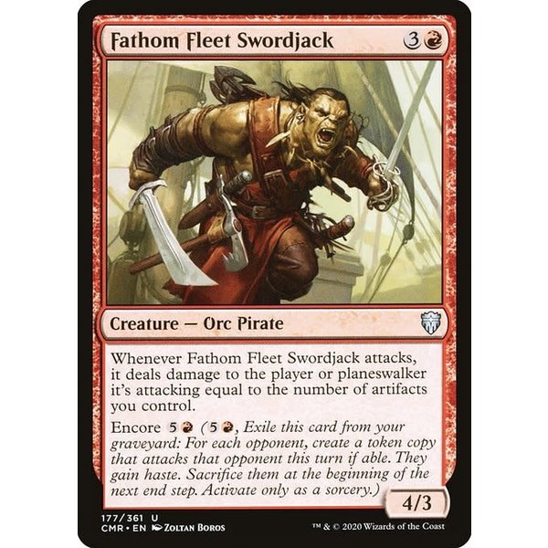 Magic: The Gathering Fathom Fleet Swordjack (177) Near Mint