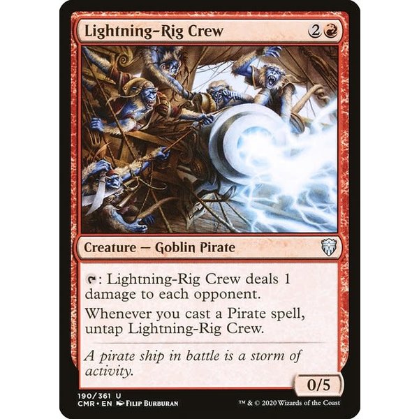 Magic: The Gathering Lightning-Rig Crew (190) Near Mint