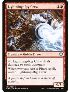 Magic: The Gathering Lightning-Rig Crew (190) Near Mint Foil