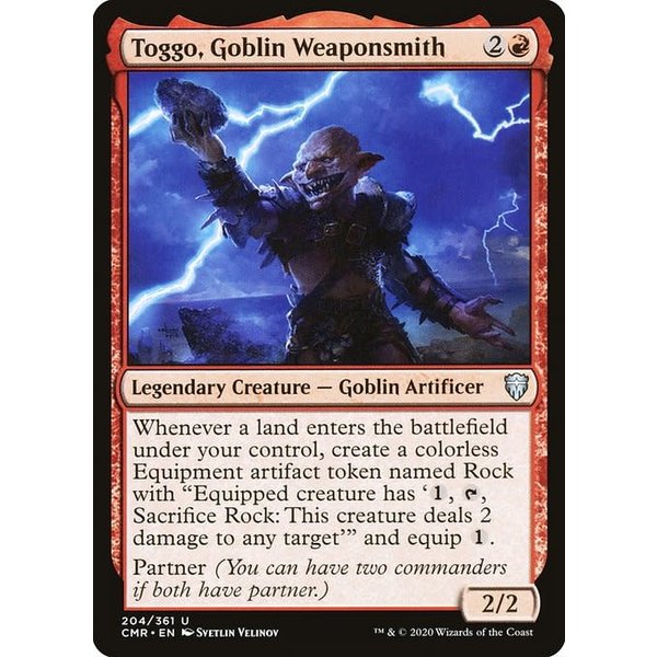Magic: The Gathering Toggo, Goblin Weaponsmith (204) Near Mint