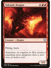 Magic: The Gathering Volcanic Dragon (207) Near Mint Foil