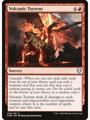 Magic: The Gathering Volcanic Torrent (208) Near Mint
