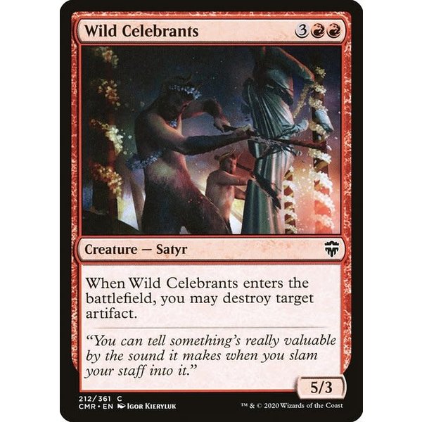Magic: The Gathering Wild Celebrants (212) Near Mint Foil