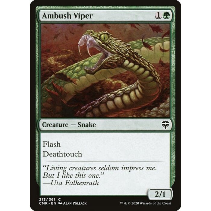 Magic: The Gathering Ambush Viper (213) Near Mint Foil