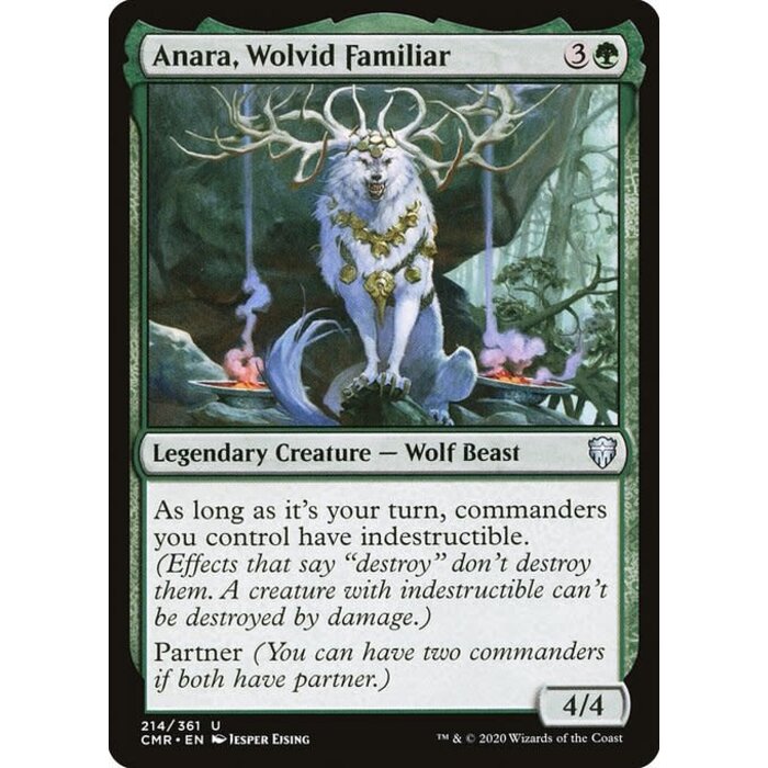 Magic: The Gathering Anara, Wolvid Familiar (214) Near Mint