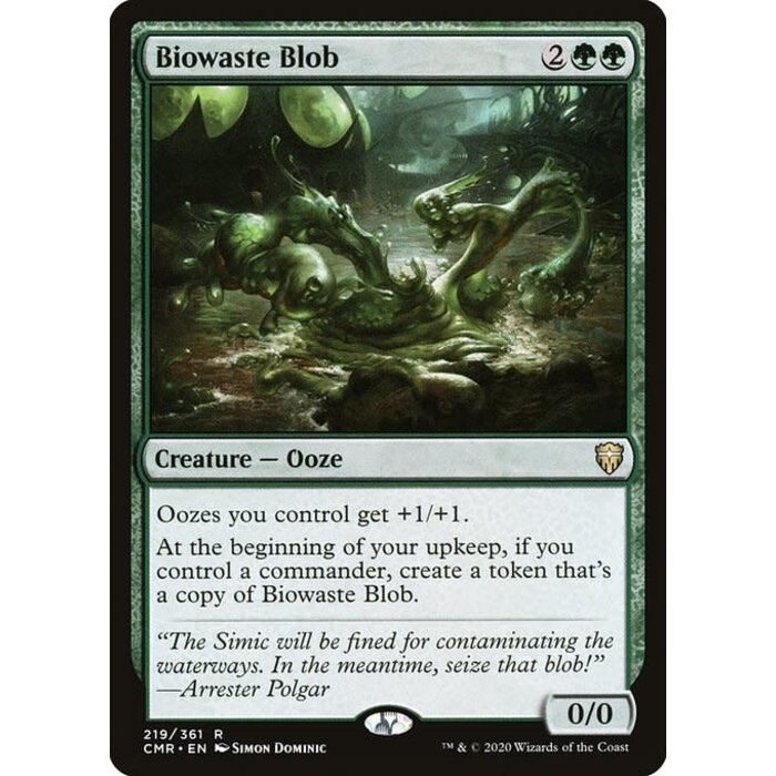 Magic: The Gathering Biowaste Blob (219) Near Mint