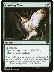 Magic: The Gathering Crushing Vines (221) Near Mint Foil