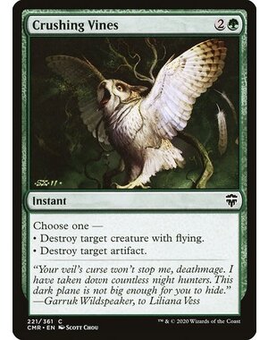 Magic: The Gathering Crushing Vines (221) Near Mint Foil