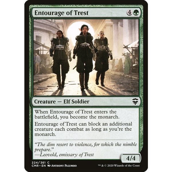 Magic: The Gathering Entourage of Trest (224) Near Mint Foil