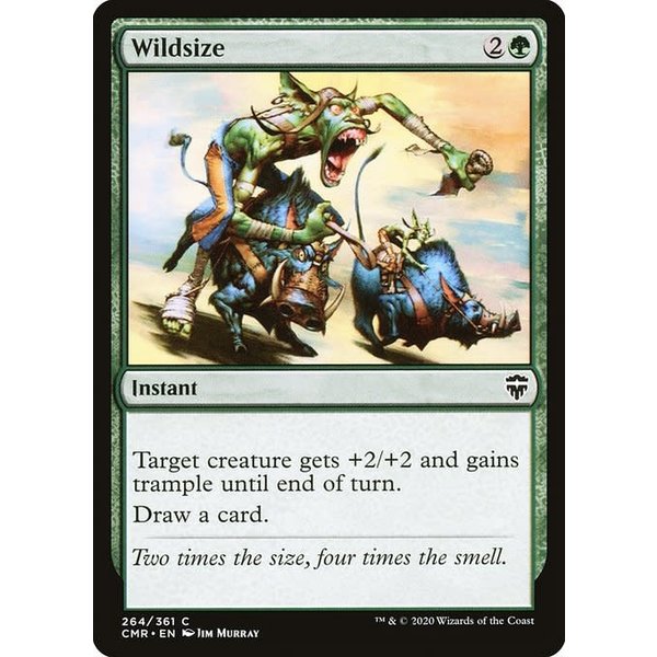 Magic: The Gathering Wildsize (264) Lightly Played Foil