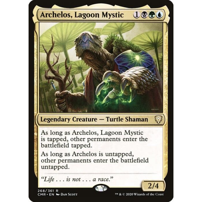 Magic: The Gathering Archelos, Lagoon Mystic (268) Near Mint