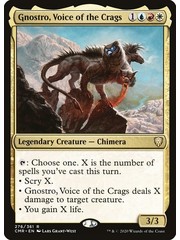 Magic: The Gathering Gnostro, Voice of the Crags (276) Lightly Played Foil
