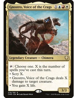 Magic: The Gathering Gnostro, Voice of the Crags (276) Lightly Played Foil