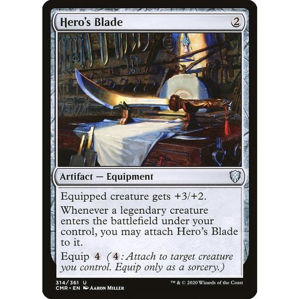 Magic: The Gathering Hero's Blade (314) Near Mint Foil