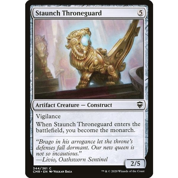 Magic: The Gathering Staunch Throneguard (344) Lightly Played Foil