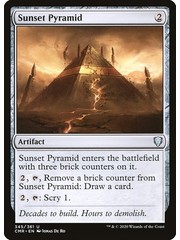 Magic: The Gathering Sunset Pyramid (345) Near Mint Foil