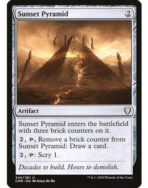 Magic: The Gathering Sunset Pyramid (345) Near Mint Foil