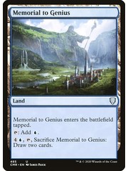 Magic: The Gathering Memorial to Genius (485) Near Mint