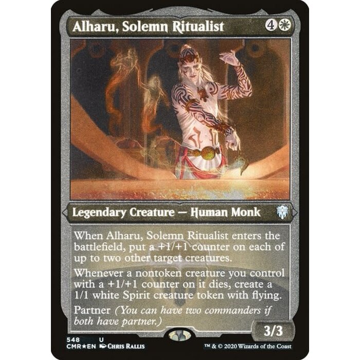 Magic: The Gathering Alharu, Solemn Ritualist (Foil Etched) (548) Lightly Played Foil