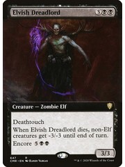 Magic: The Gathering Elvish Dreadlord (Extended Art) (647) Near Mint