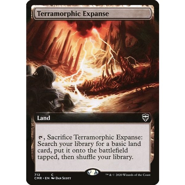 Magic: The Gathering Terramorphic Expanse (Extended Art) (712) Lightly Played