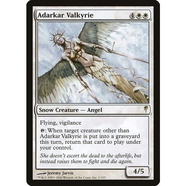 Magic: The Gathering Adarkar Valkyrie (001) Heavily Played