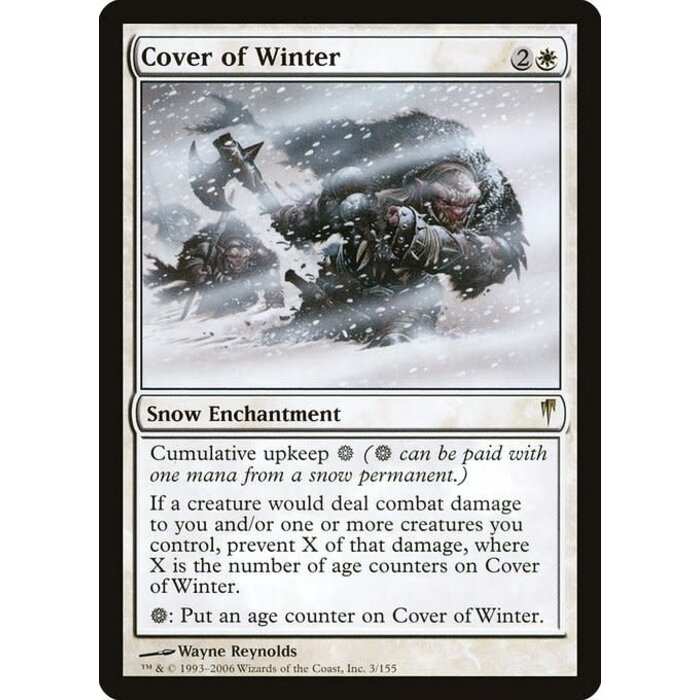 Magic: The Gathering Cover of Winter (003) Moderately Played