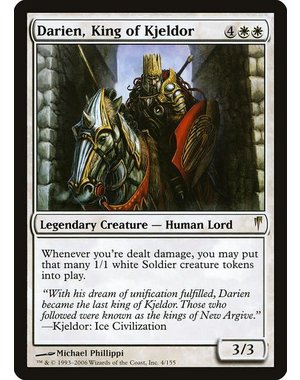 Magic: The Gathering Darien, King of Kjeldor (004) Heavily Played