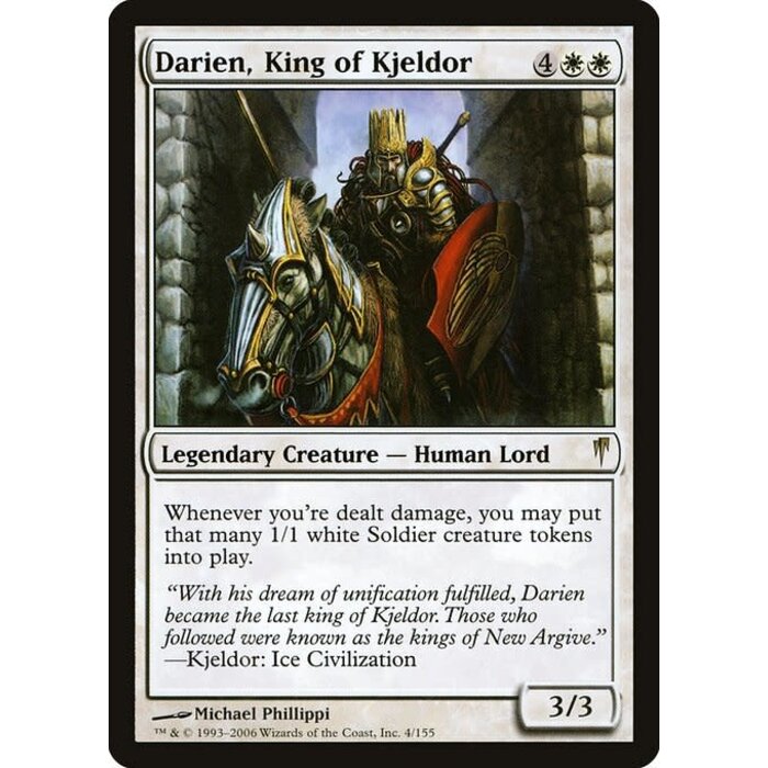 Magic: The Gathering Darien, King of Kjeldor (004) Heavily Played