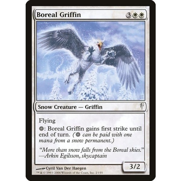 Magic: The Gathering Boreal Griffin (002) Moderately Played
