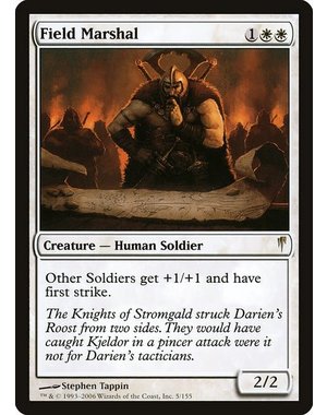 Magic: The Gathering Field Marshal (005) Heavily Played