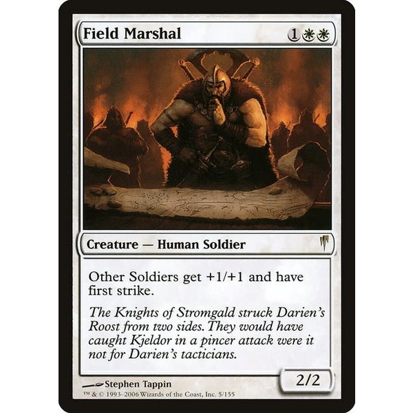 Magic: The Gathering Field Marshal (005) Heavily Played